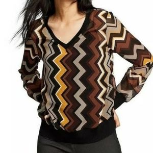 Missoni x target chevron sheer longsleeve